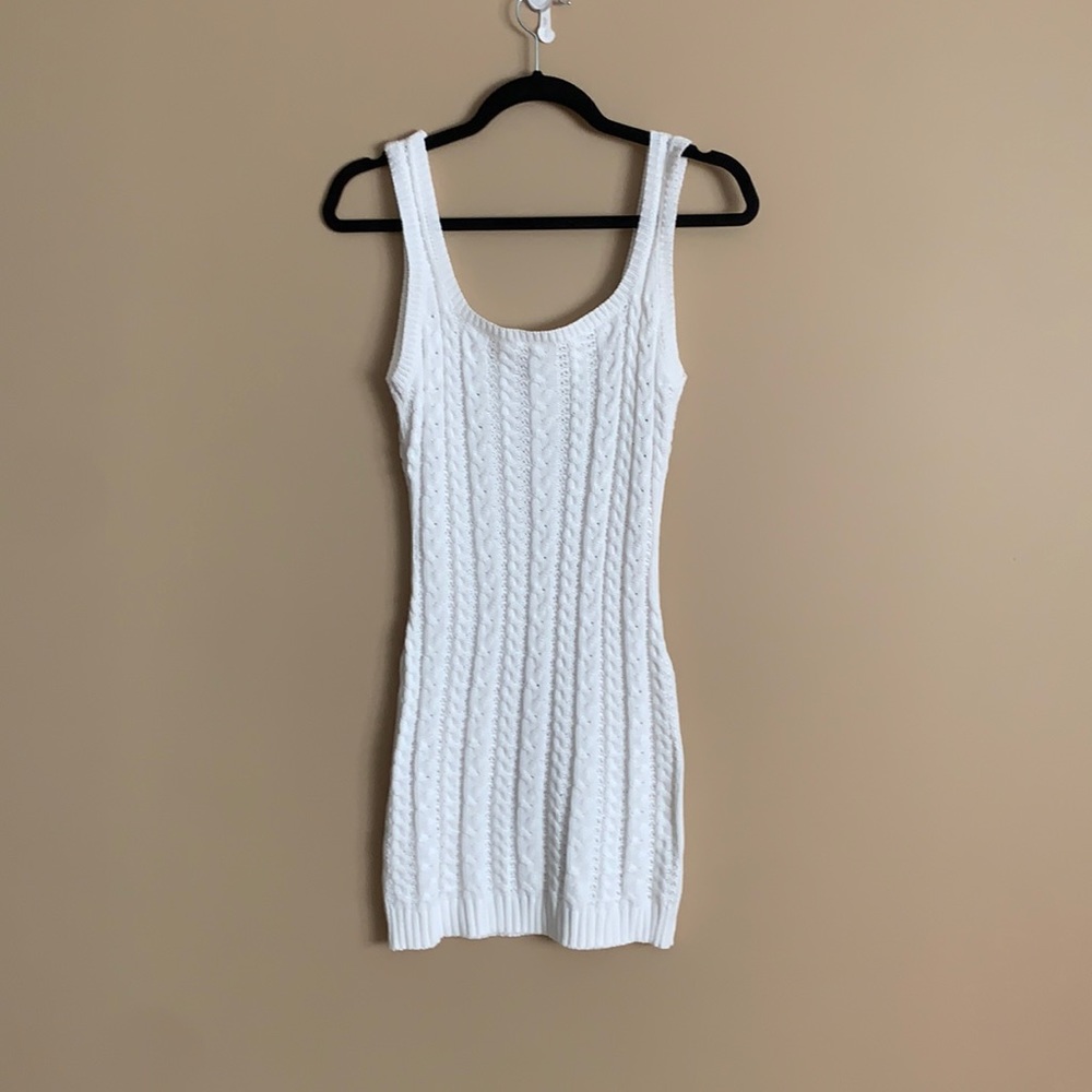 White Sweater Dress